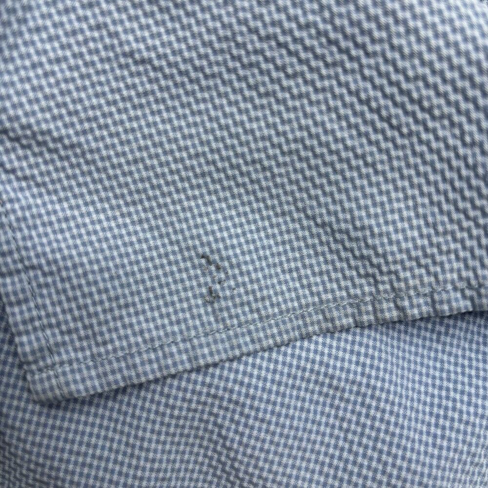 Orvis Trout Bum Mens XL Light‎ Blue Vented Textured Long Sleeve Button Shirt - Picture 4 of 6